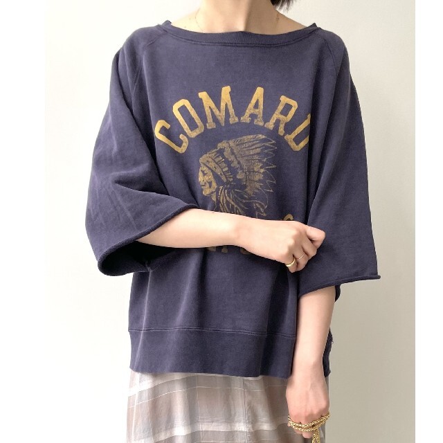 L'Appartement DEUXIEME CLASSE(アパルトモンドゥーズィエムクラス)の【REMI RELIEF】Print Half Sleeve Sweat レディースのトップス(カットソー(半袖/袖なし))の商品写真