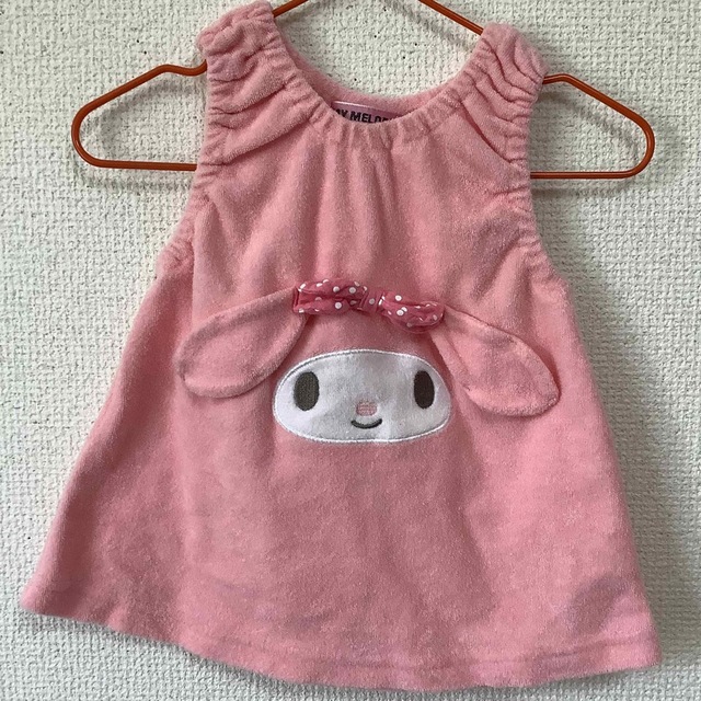 サンリオ(サンリオ)のワンピース　マイメロ　70 80 キッズ/ベビー/マタニティのベビー服(~85cm)(ワンピース)の商品写真