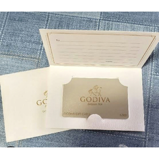 ゴディバ(GODIVA)のGODIVAギフトカード　5000円(フード/ドリンク券)