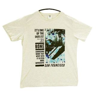 KFC1135◇ 新品 メンズ トップス Tシャツ 半袖 Mサイズ グレー(Tシャツ(半袖/袖なし))