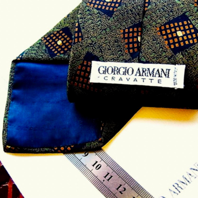 Giorgio Armani(ジョルジオアルマーニ)の【未使用に近い】ジョルジオ アルマーニのネクタイ メンズのファッション小物(ネクタイ)の商品写真