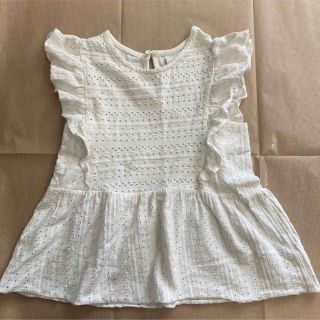 ザラキッズ(ZARA KIDS)のZARA フリルカットソー 128(Tシャツ/カットソー)