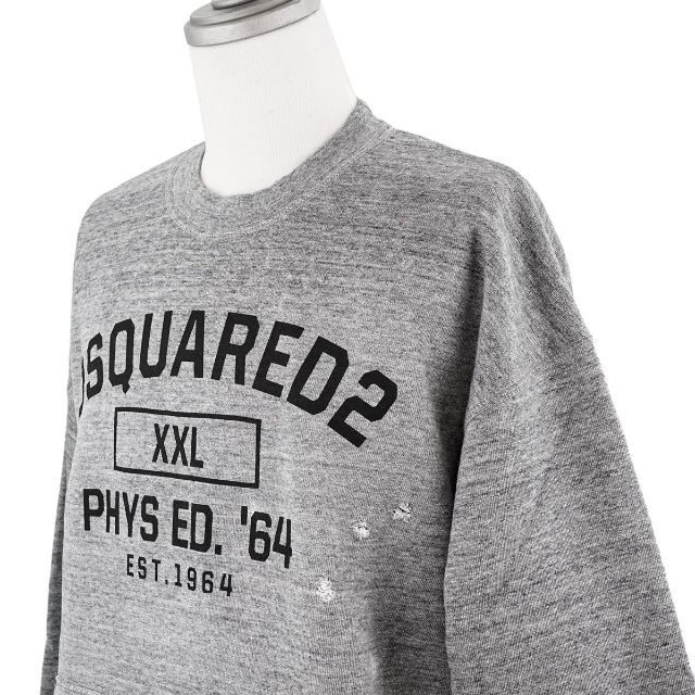 新品 DSQUARED2 グラデーション ロゴ スウェットシャツ XXL