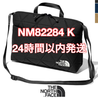 ザノースフェイス(THE NORTH FACE)の【新品】ノースフェイス ジオフェイスポーチ NM82284 K ブラック(ショルダーバッグ)