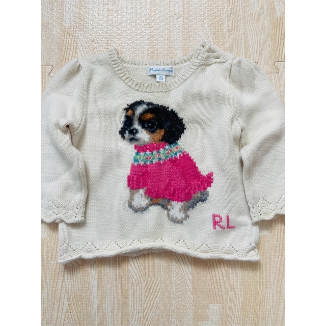 Ralph Lauren(ラルフローレン)のラルフローレン　ニット　12m キッズ/ベビー/マタニティのベビー服(~85cm)(ニット/セーター)の商品写真