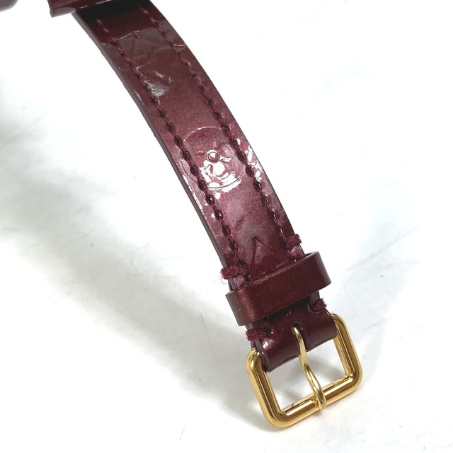 ルイヴィトン LOUIS VUITTON ブラスレ フェイヴァリット M6617F モノグラムヴェルニ リボン アクセサリー ブレスレット モノグラムヴェルニ アマラント パープル 3