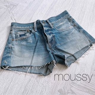 マウジー(moussy)のほぼ新品✨moussy デニム ショートパンツ ショートデニム 夏服(ショートパンツ)