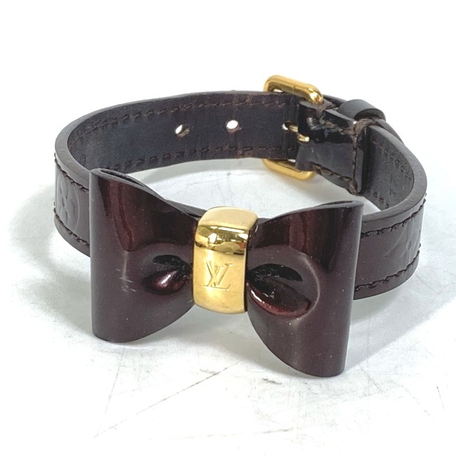 ルイヴィトン LOUIS VUITTON ブラスレ フェイヴァリット M6617F モノグラムヴェルニ リボン アクセサリー ブレスレット モノグラムヴェルニ アマラント パープル