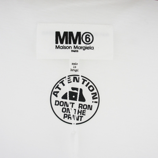 MM6(エムエムシックス)のMM6 Maison Margiela コットン ロゴ 入り Tシャツ レディースのトップス(Tシャツ(半袖/袖なし))の商品写真