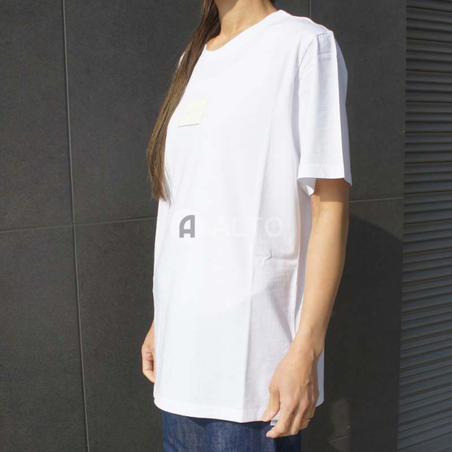 MM6(エムエムシックス)のMM6 Maison Margiela コットン ロゴ 入り Tシャツ レディースのトップス(Tシャツ(半袖/袖なし))の商品写真