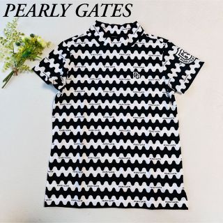 パーリーゲイツ(PEARLY GATES)のPEARLY GATES パーリーゲイツ   PGロゴ入り総柄半袖Tシャツ　新品(Tシャツ(半袖/袖なし))