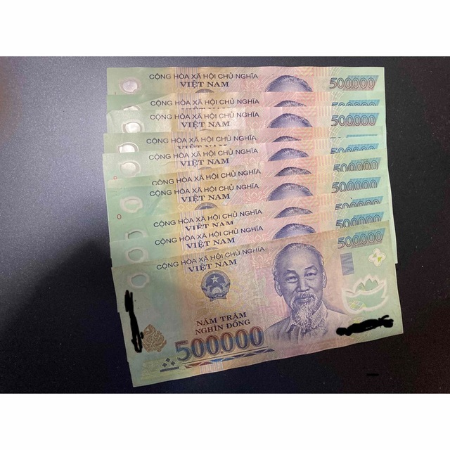 貨幣ベトナムドン　500万ドン