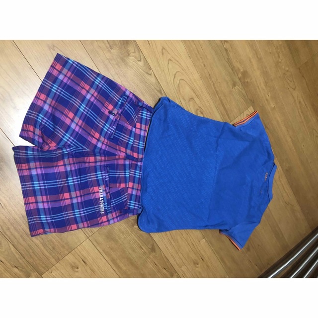 パーリーゲイツ レディースゴルフ 上下セット ショートパンツ 半袖Tシャツ