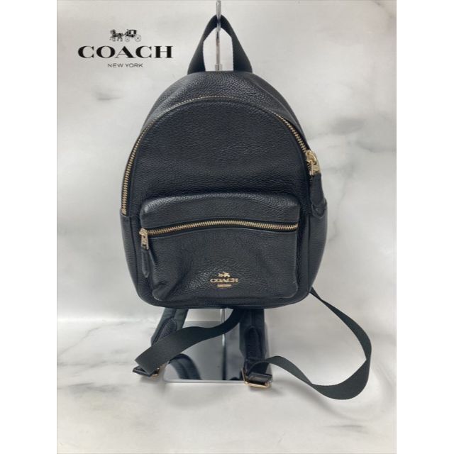 COACH コーチ ミニリュック シンプル ブラック 美品 - www