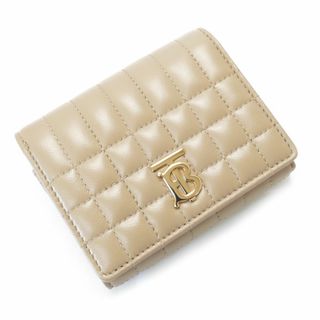 バーバリー(BURBERRY)のBURBERRY バーバリー ローラ フォールディングウォレット 三つ折り財布 ベージュ ピンク 80667861 レディース【中古】【極美品】(財布)