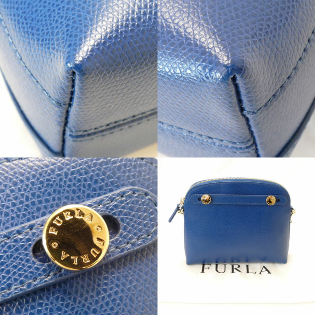 Furla - Furla フルラ パイパーミニ ショルダーバッグ ブルー 943658