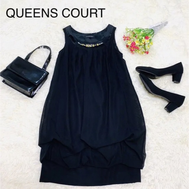 QUEENS COURT(クイーンズコート)のQUEENS COURT バルーンワンピース☆ レディースのワンピース(ひざ丈ワンピース)の商品写真