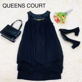 クイーンズコート(QUEENS COURT)のQUEENS COURT バルーンワンピース☆(ひざ丈ワンピース)