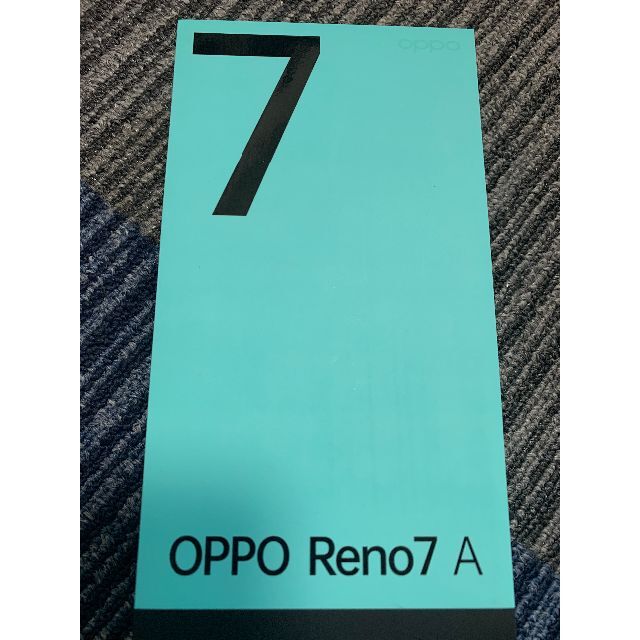 新品　未使用　OPPO Reno7A ドリームブルー
