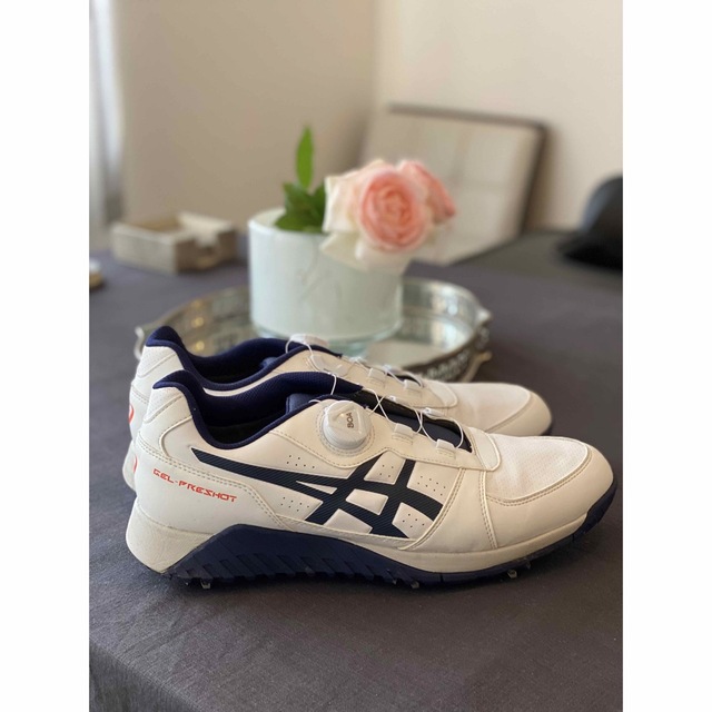 asics - asics💙メンズゴルフシューズ⛳️27.5✨美品の通販 by ...