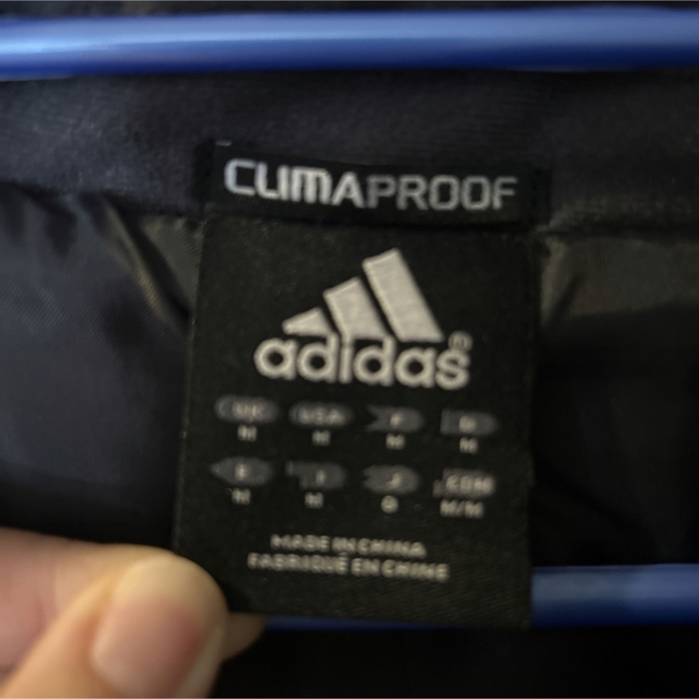 adidas(アディダス)の美品　adidas CLIMA PROOF ジャケット　ブラック メンズのジャケット/アウター(ナイロンジャケット)の商品写真