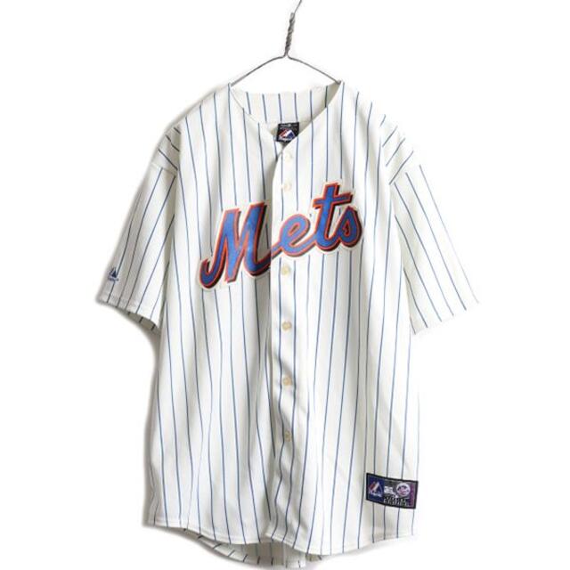 【レア未使用品3XL☆US輸入】MLB ヤンキース 両面刺繍ベースボールシャツ