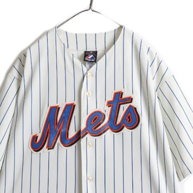 品質は非常に良い MLB Majestic ヤンキース ベースボールシャツ XL