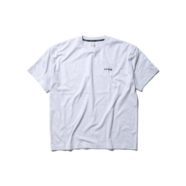 L 新品 FCRB 23AW BIG LOGO WIDE TEE WHITE