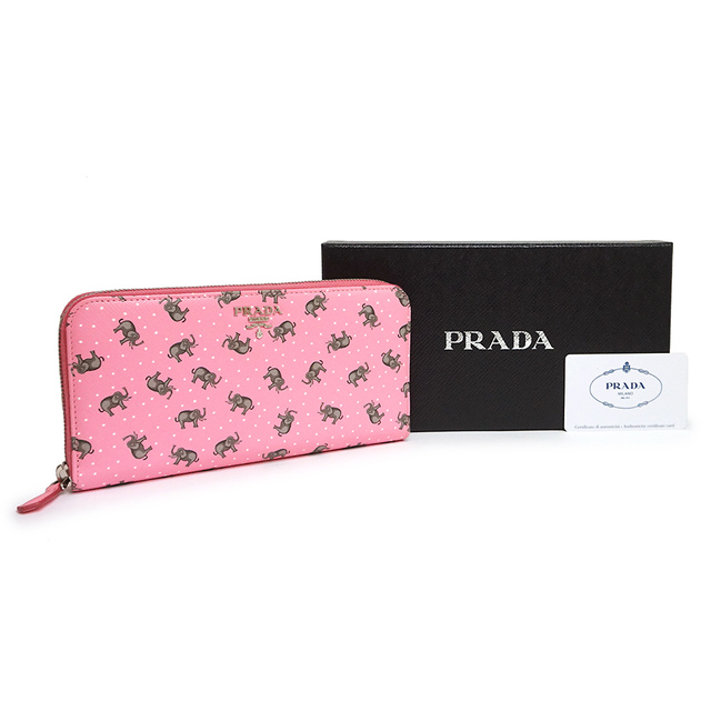 PRADA❤️長財布　ピンク