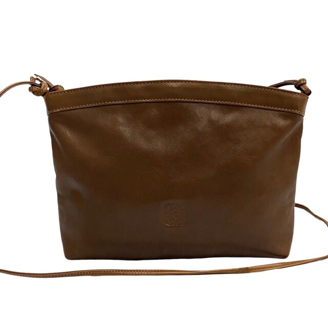 LOEWE - 極 美品 保存袋付 LOEWE ロエベ アナグラム ロゴ ナッパレザー