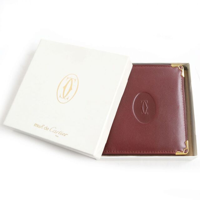 極美品◇Cartier カルティエ マストライン ゴールド金具 レザー