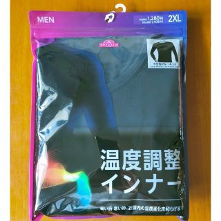 イオン(AEON)の新品 未使用 2XLサイズ メンズ 9分袖クルーネックシャツ 定価1408円(Tシャツ/カットソー(七分/長袖))