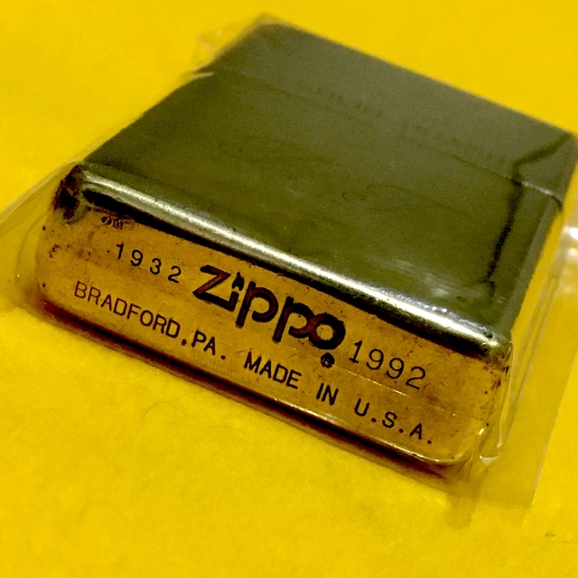 zippo ジッポー 1932   1991  ダブルイヤー 逆打ち