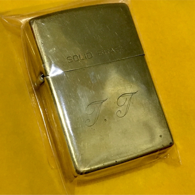 ZIPPO SOLID BRASS ダブルイヤー ボトム ソリッドブラス