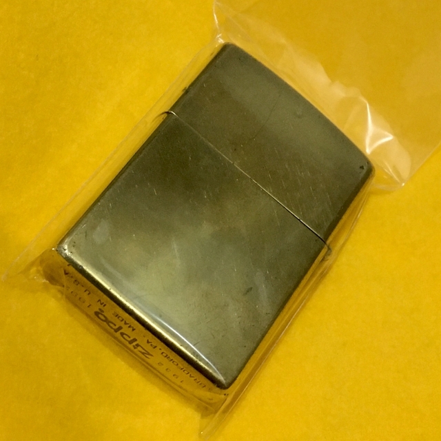 ZIPPO SOLID BRASS ダブルイヤー ボトム ソリッドブラス