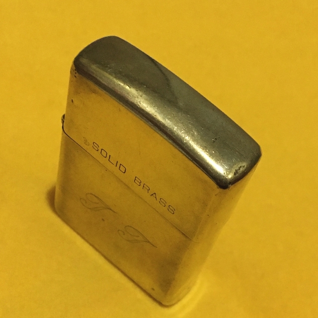 ZIPPO SOLID BRASS ダブルイヤー ボトム ソリッドブラス