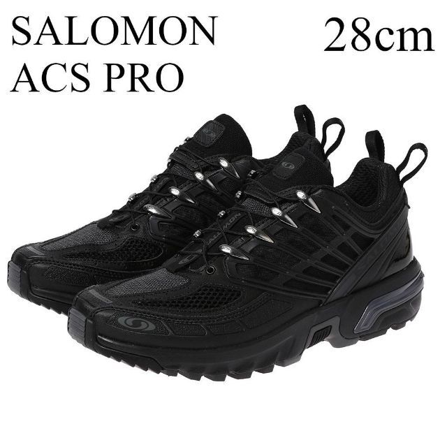 SALOMON(サロモン)の28cm　サロモン ACS PRO 　黒　定価33000円  新品 メンズの靴/シューズ(スニーカー)の商品写真