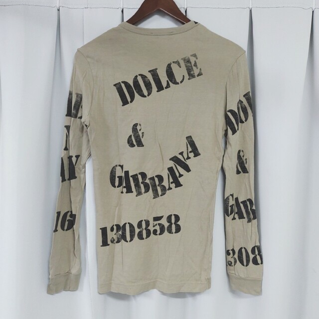 DOLCE&GABBANA(ドルチェアンドガッバーナ)のドルチェ&ガッバーナ　ロンT　サイズ46 メンズのトップス(Tシャツ/カットソー(七分/長袖))の商品写真