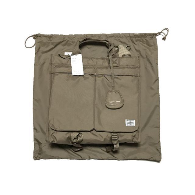 HYKE(ハイク)のHYKE x PORTER 2WAY TOTE BAG サンド ハイク　ポーター レディースのバッグ(ショルダーバッグ)の商品写真