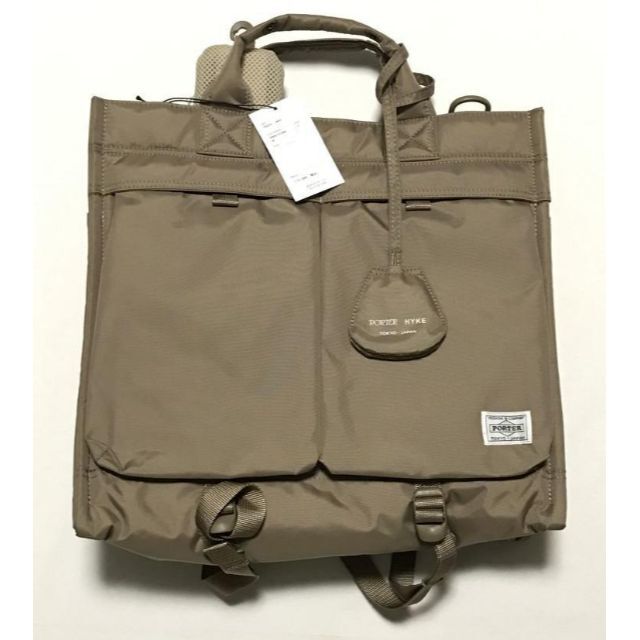 HYKE(ハイク)のHYKE x PORTER 2WAY TOTE BAG サンド ハイク　ポーター レディースのバッグ(ショルダーバッグ)の商品写真