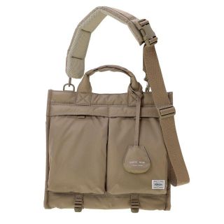 ハイク(HYKE)のHYKE x PORTER 2WAY TOTE BAG サンド ハイク　ポーター(ショルダーバッグ)