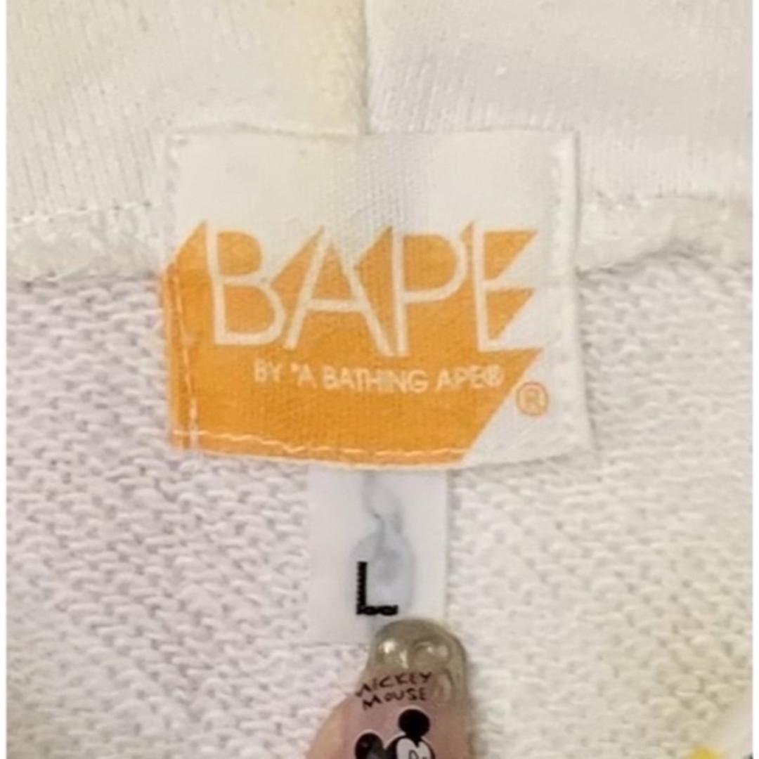 美品!!レア!!【A・BATHING APE】マルチカラースターパーカー