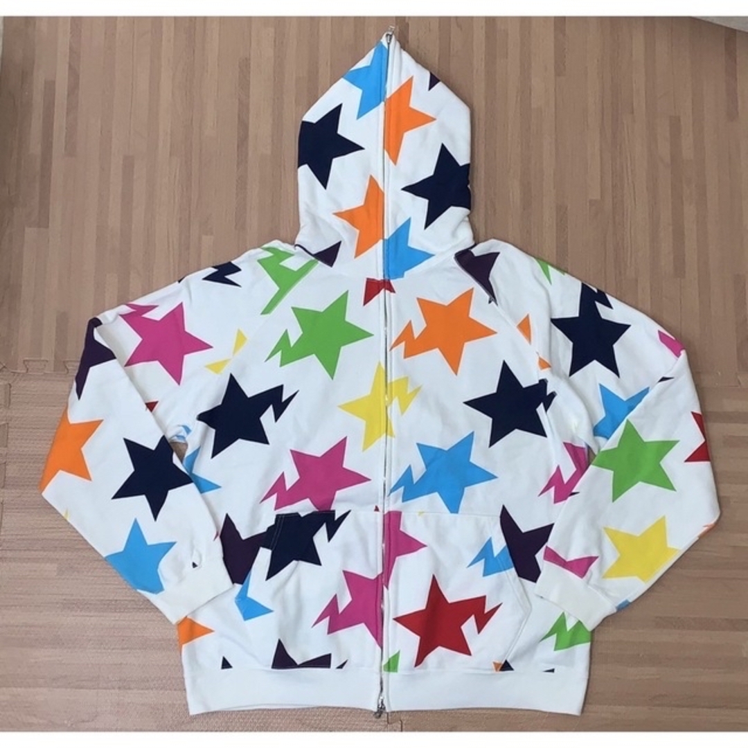 A BATHING APE - ☆激レア☆ APE 初期 マルチカラー スターパーカー L ...