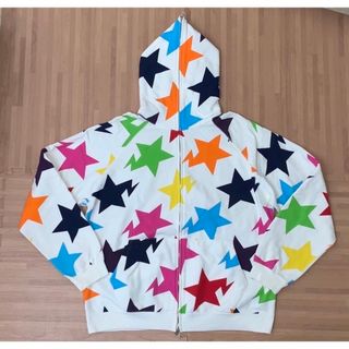 レア L Bape スターパーカー full zip Hoodie NIGO