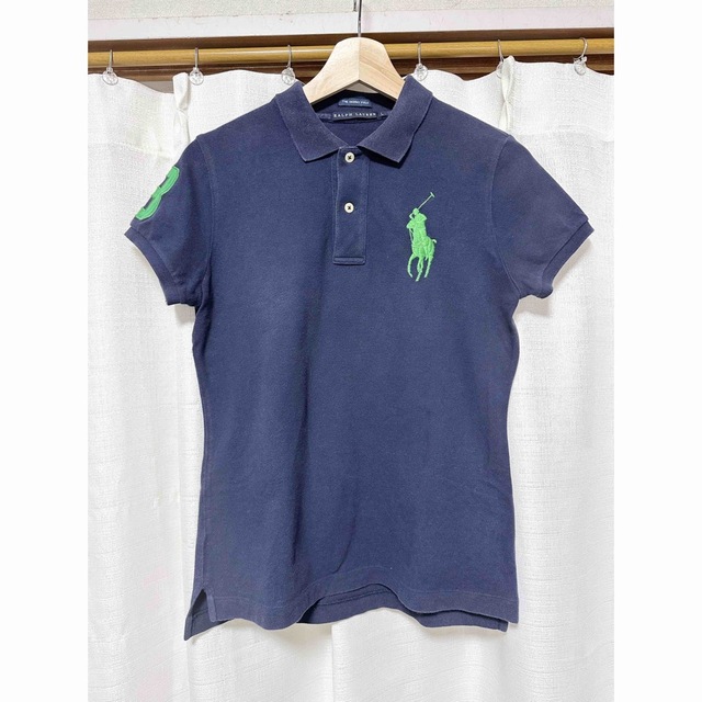 Ralph Lauren(ラルフローレン)のポロ ラルフローレン ポロシャツ Tシャツ 半袖 ネイビー キッズ レディース レディースのトップス(ポロシャツ)の商品写真