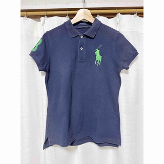 ラルフローレン(Ralph Lauren)のポロ ラルフローレン ポロシャツ Tシャツ 半袖 ネイビー キッズ レディース(ポロシャツ)