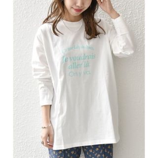 SHIPS for women - SHIPS any VOYAGEロゴロングスリーブTEEの通販 by ...