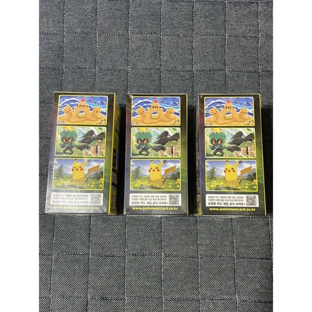新品未開封品】イーブイヒーローズ 韓国版 未開封BOX 3つ シュリンク