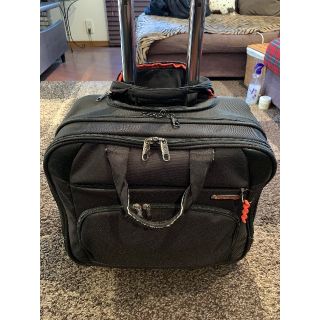 サムソナイト(Samsonite)の【美品】サムソナイト　キャリーバッグ(黒)(ビジネスバッグ)