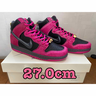 ナイキ(NIKE)のRun The Jewels × Nike SB Dunk High  Pink(スニーカー)